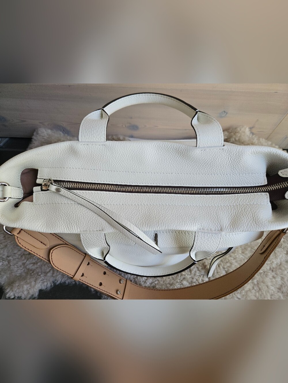 EUC Gianni Chiarini Leather Duna Tote Bag - Picture 9 of 15